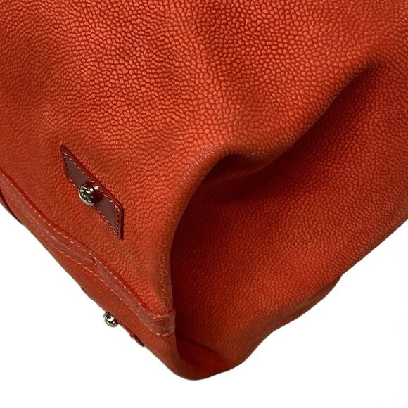 Auth CHANEL - Red Matte Calfskin Women's Tote Bag - Picture 3 of 16